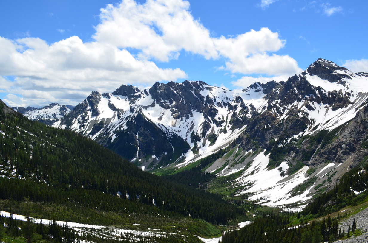 Another view over upper Ice Creek, taken slightly further up.