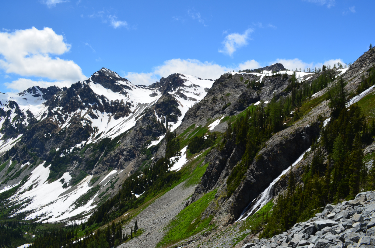 The view over upper Ice Creek.