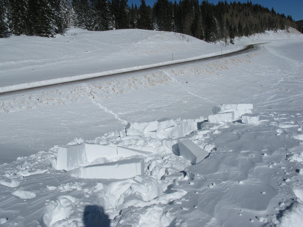 Starting to build the igloo.