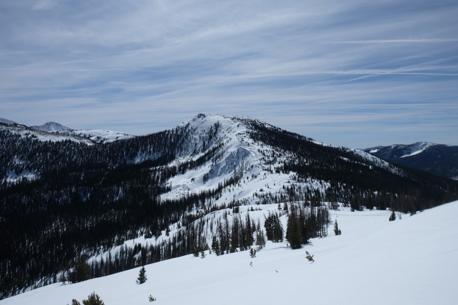 Looking south from camp.