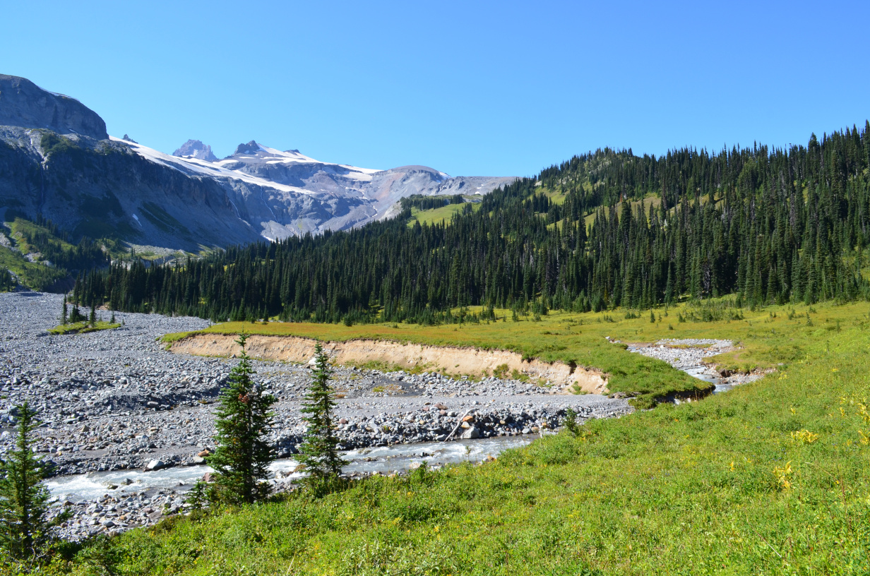 Near Indian bar, looking upstream.