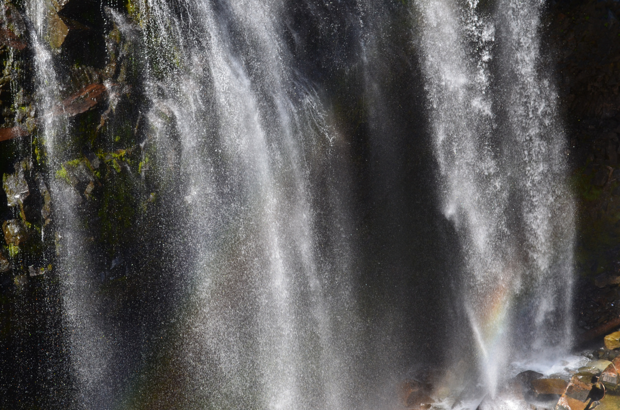 A close up of Narada Falls.