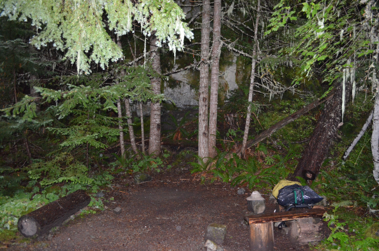 Arriving at North Puyallup in the evening; it is rather damp.