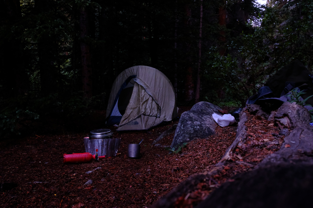Camp, night 1