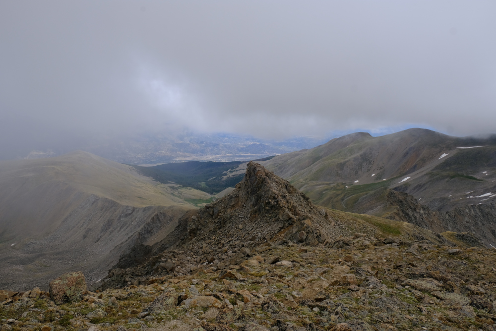 Ridge heading down Harvard into French Creek.