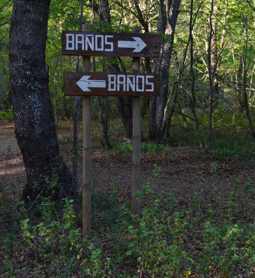 Confusing banos sign at Siete Tazas