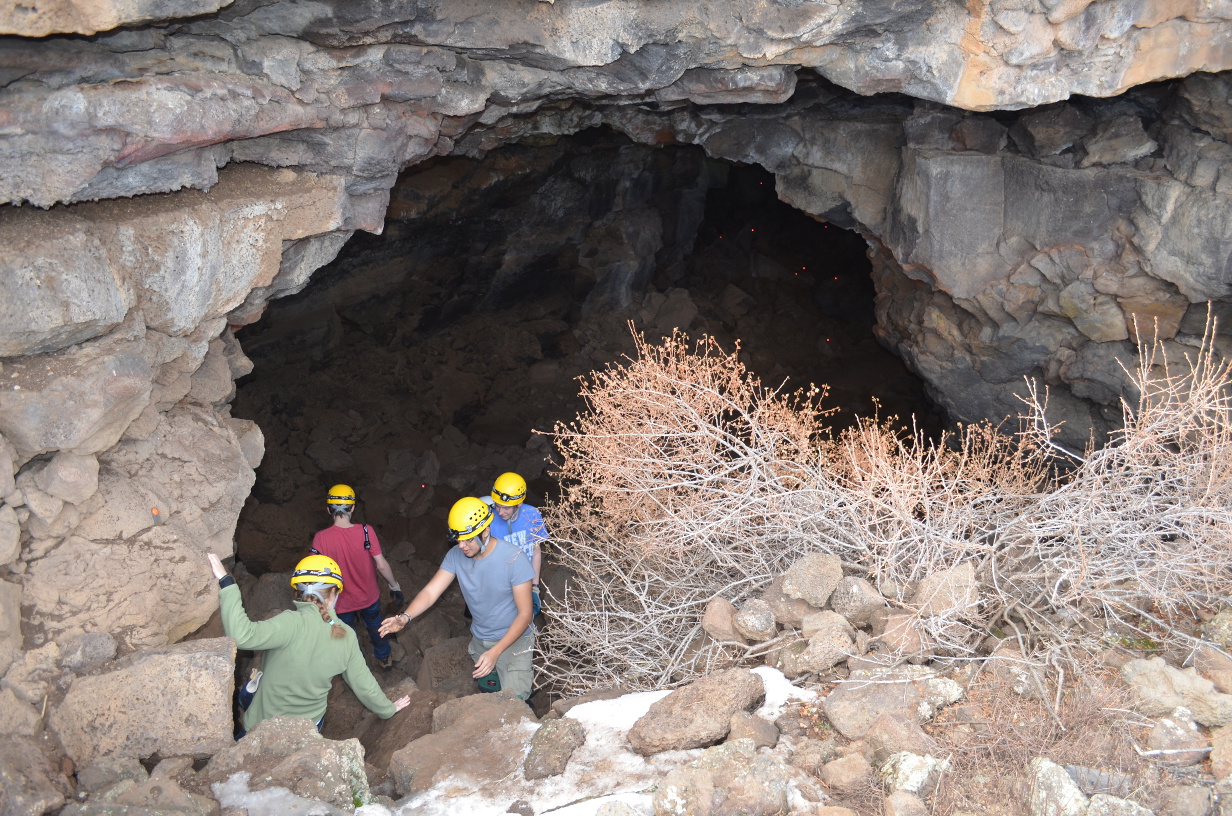 Entering Xenolith Cave.