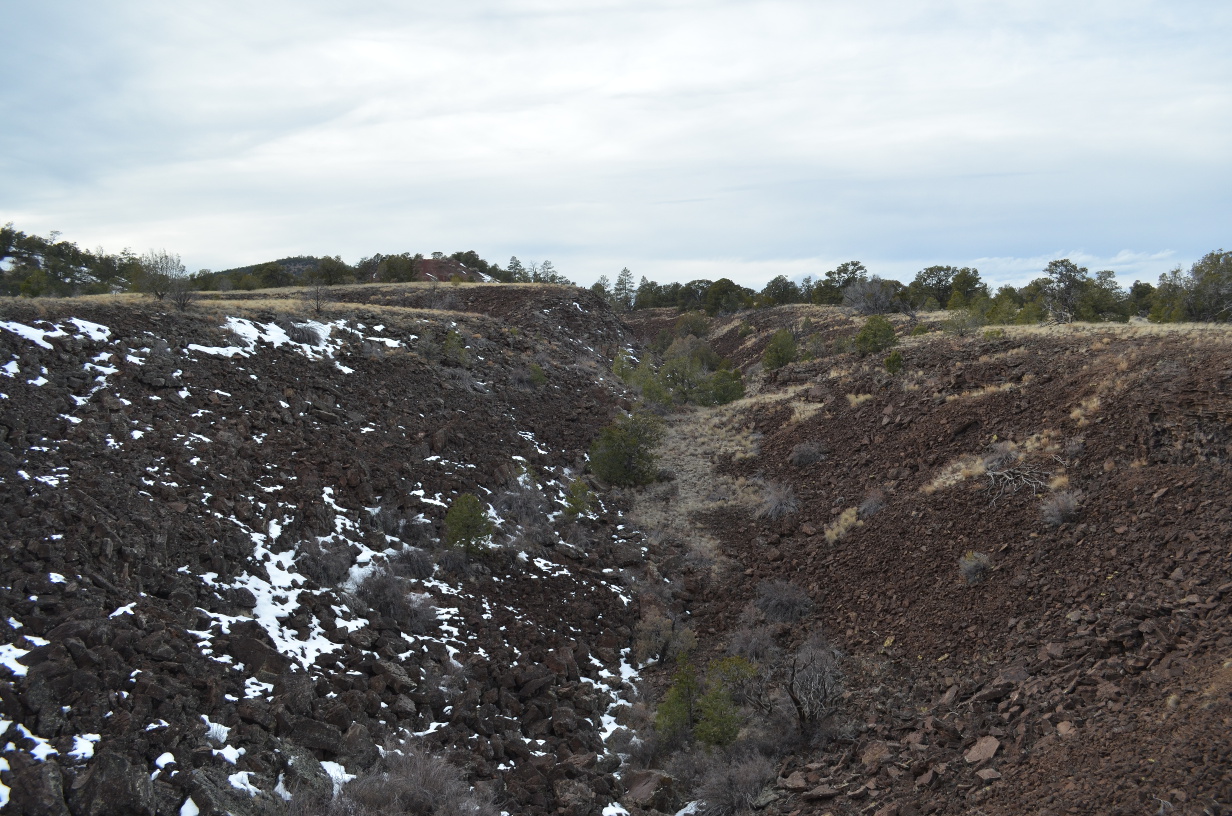 The El Calderon Lava Trench.