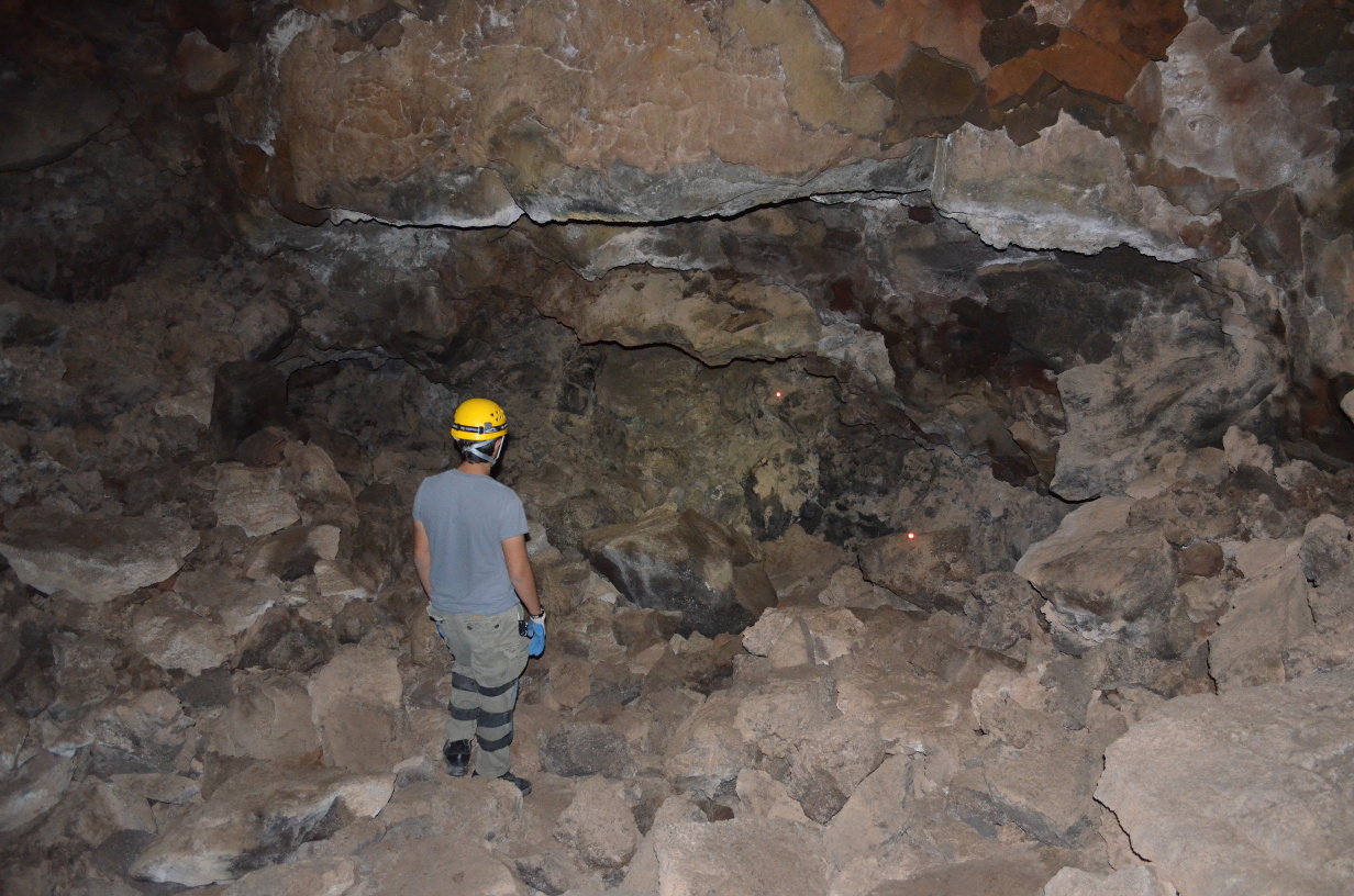 Going further into Xenolith Cave.