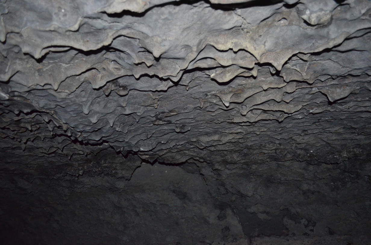 Detail of the roof of Xenolith cave.