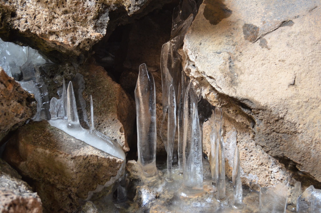 Some ice formations.