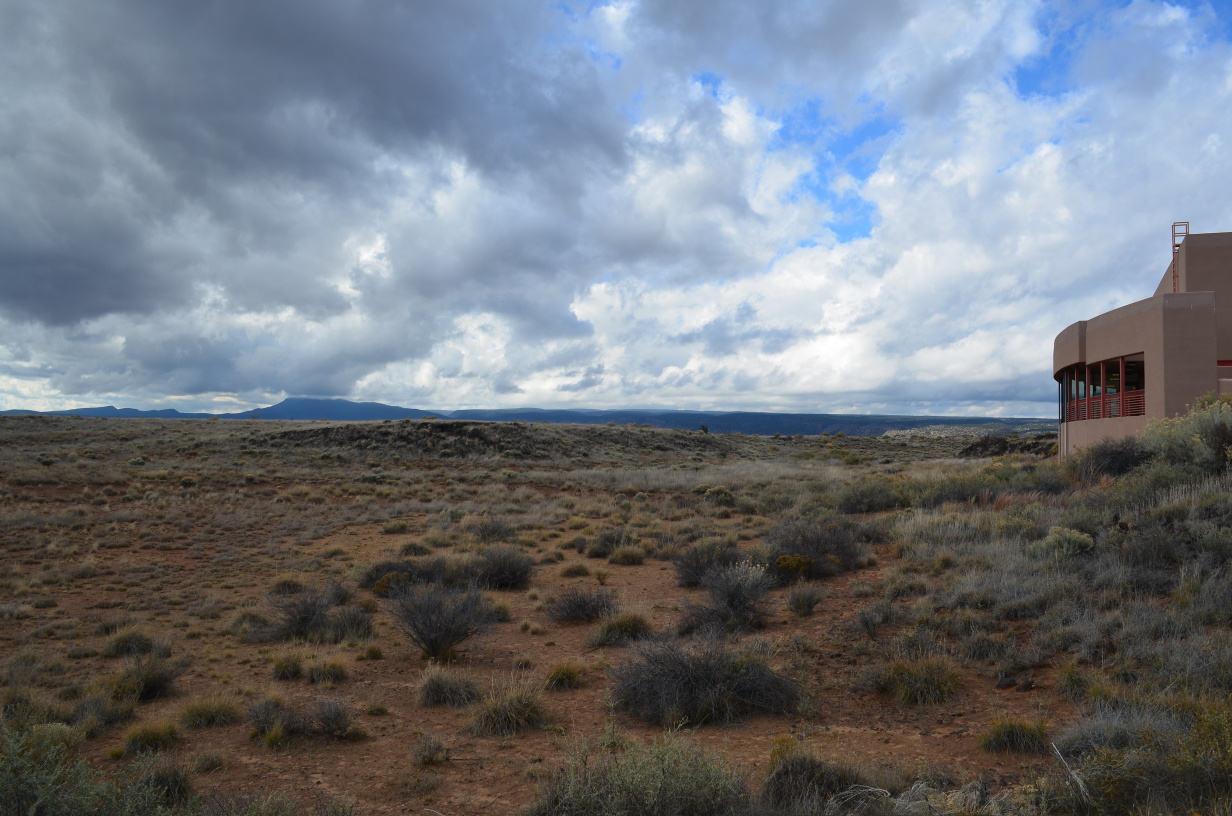 View of the landscape by the visitor center.