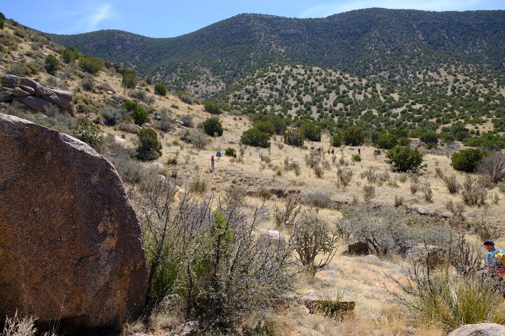 Hiking up to the Galena King mine