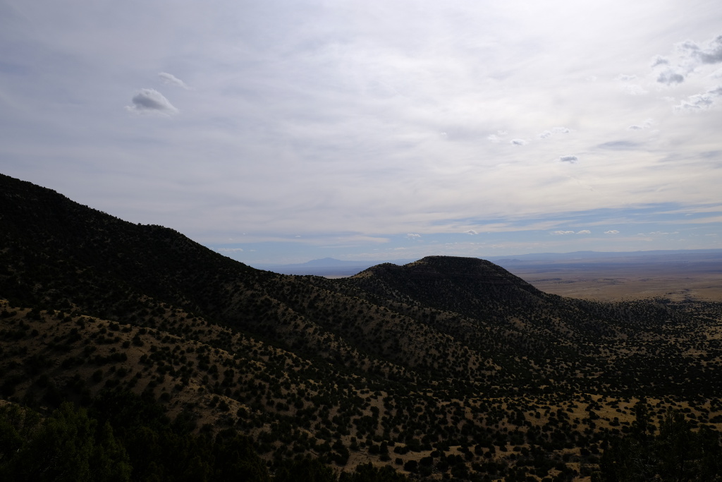 Looking over the canyon at the end of the trip.