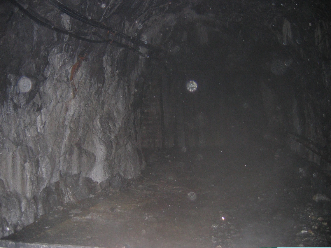 A pool at the bottom of the Naica mine.