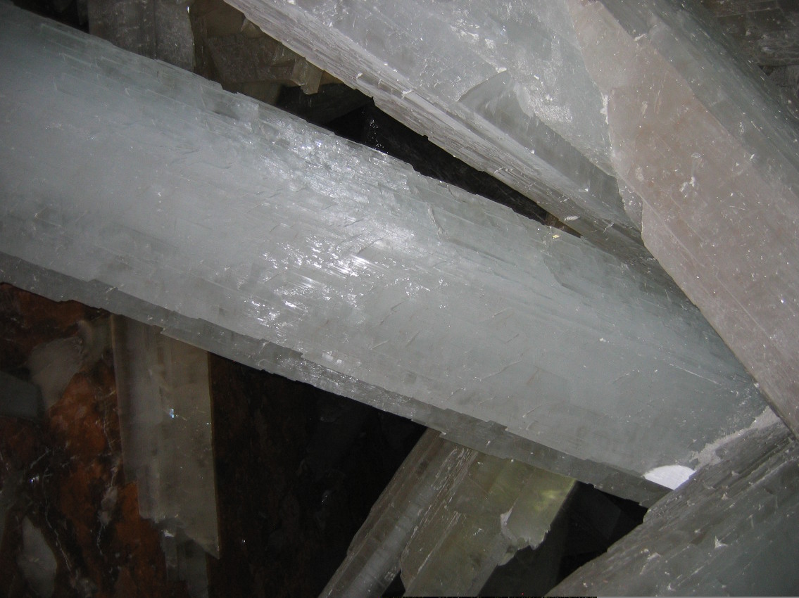 The giant crystals.