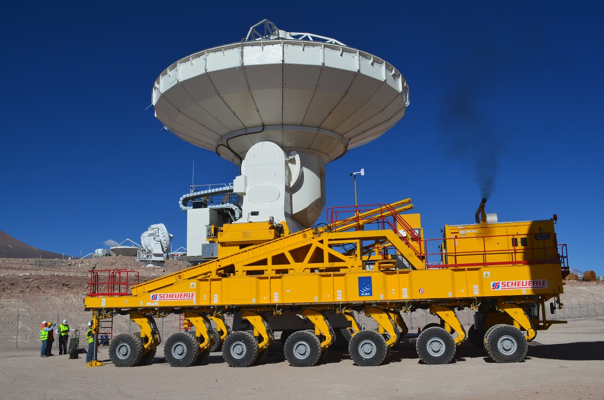 Lifting an antenna.