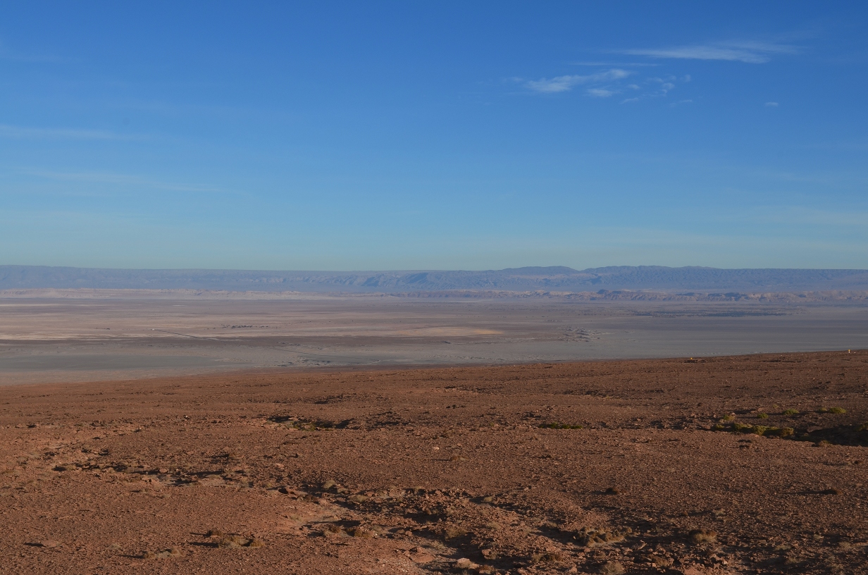 View over the valley from the OSF