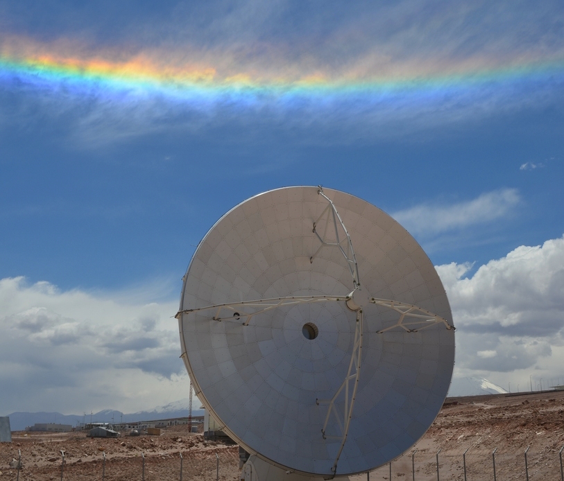 Antenna and rainbow.