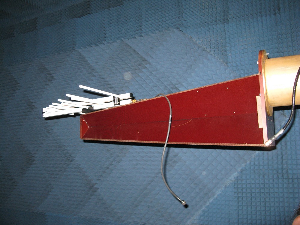 Directional antenna used for RF tests.