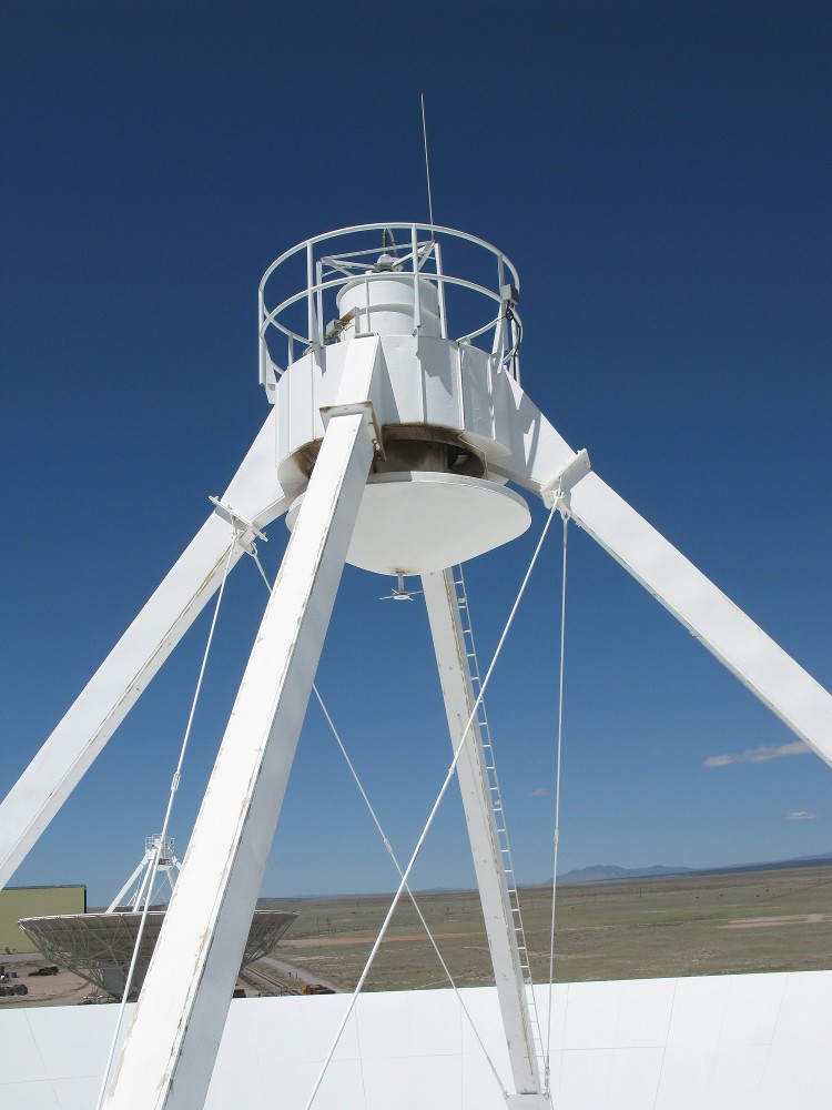 Apex of a VLA antenna.