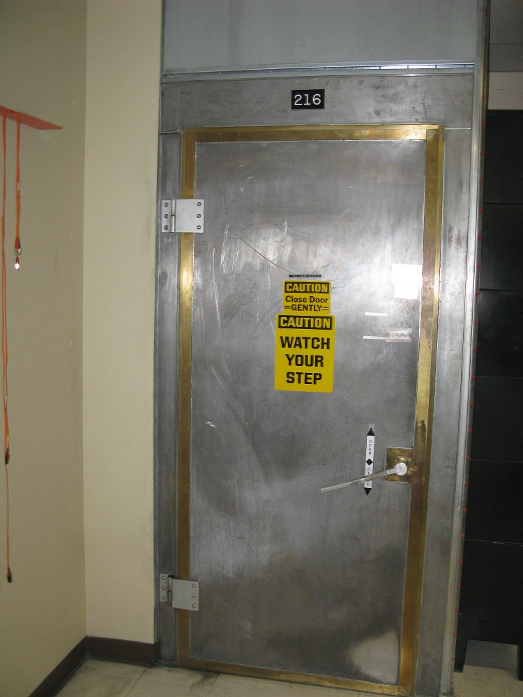 Old VLA correlator room door