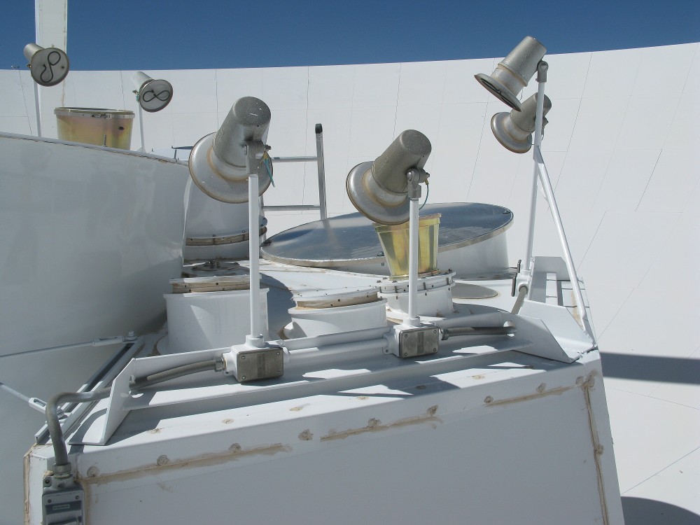 Defrosters on a VLA antenna.