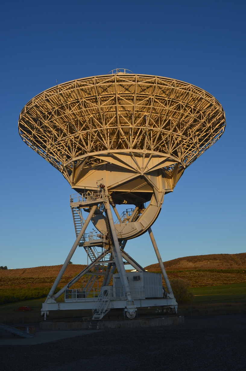 Brewster VLBA station at sunrise